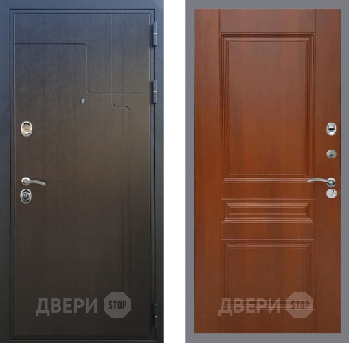 Входная металлическая Дверь Рекс (REX) Премиум-246 FL-243 Итальянский орех в Дмитрове