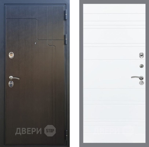 Дверь Рекс (REX) Премиум-246 Line Силк Сноу в Дмитрове
