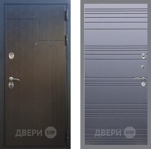Входная металлическая Дверь Рекс (REX) Премиум-246 Line Силк титан в Дмитрове