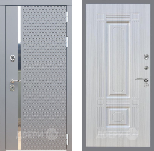 Входная металлическая Дверь Рекс (REX) 24 FL-2 Сандал белый в Дмитрове