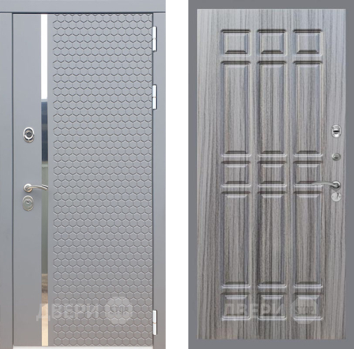 Входная металлическая Дверь Рекс (REX) 24 FL-33 Сандал грей в Дмитрове
