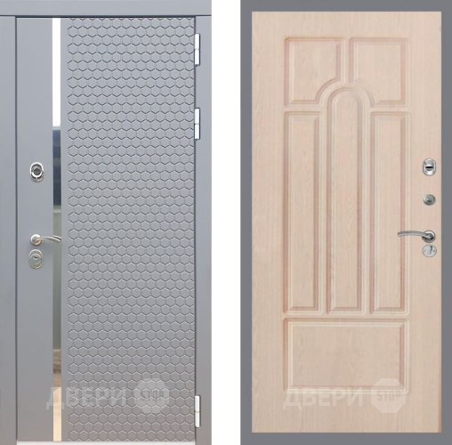 Входная металлическая Дверь Рекс (REX) 24 FL-58 Беленый дуб в Дмитрове