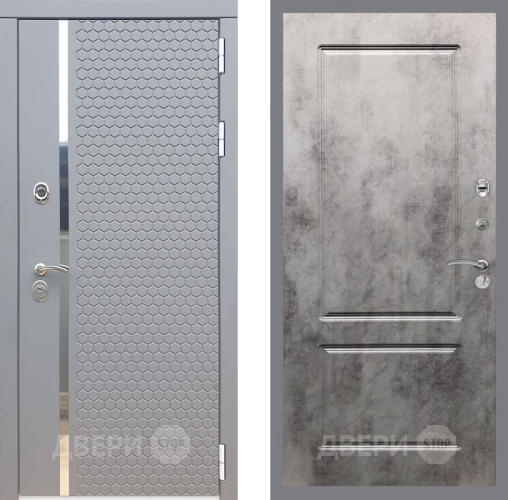 Входная металлическая Дверь Рекс (REX) 24 FL-117 Бетон темный в Дмитрове