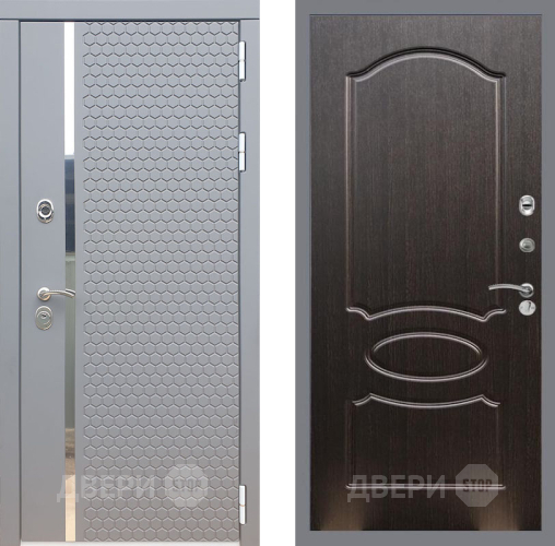 Входная металлическая Дверь Рекс (REX) 24 FL-128 Венге светлый в Дмитрове