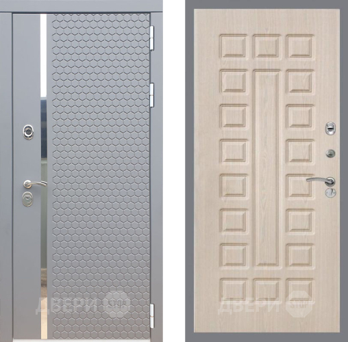 Входная металлическая Дверь Рекс (REX) 24 FL-183 Беленый дуб в Дмитрове