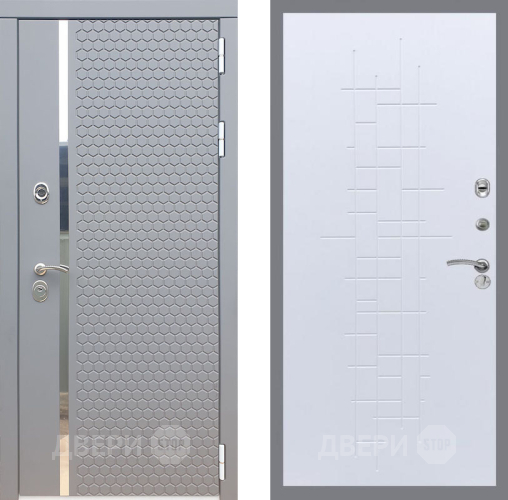 Входная металлическая Дверь Рекс (REX) 24 FL-289 Белый ясень в Дмитрове