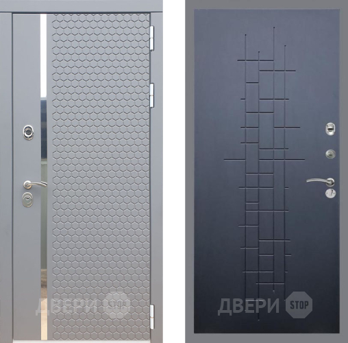 Входная металлическая Дверь Рекс (REX) 24 FL-289 Ясень черный в Дмитрове