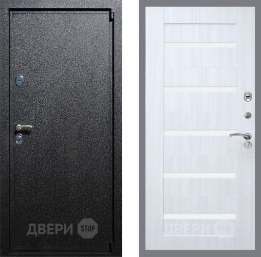 Дверь Рекс (REX) 3 СБ-14 стекло белое Сандал белый в Дмитрове