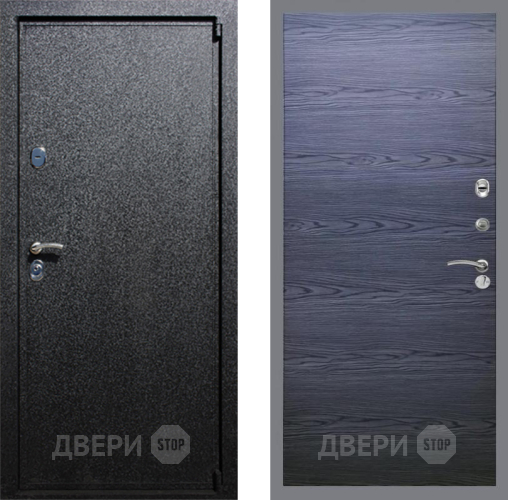Входная металлическая Дверь Рекс (REX) 3 GL Дуб тангенальный черный в Дмитрове
