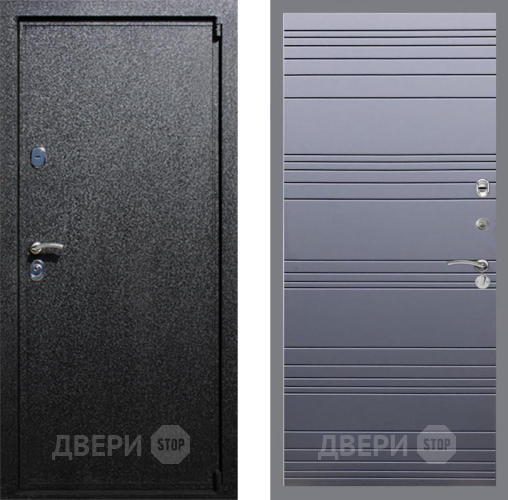 Входная металлическая Дверь Рекс (REX) 3 Line Силк титан в Дмитрове