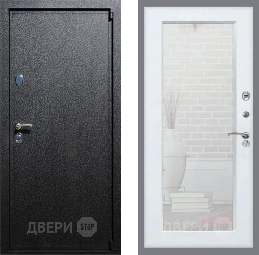 Дверь Рекс (REX) 3 Зеркало Пастораль Белый ясень в Дмитрове