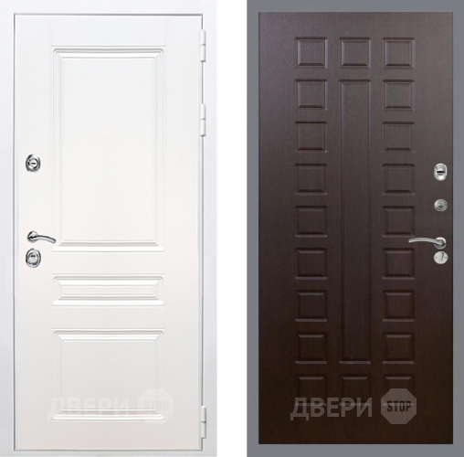 Входная металлическая Дверь Рекс (REX) Премиум-н Силк Сноу FL-183 Венге в Дмитрове
