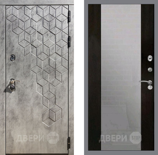Дверь Рекс (REX) 23 СБ-16 Зеркало Венге в Дмитрове