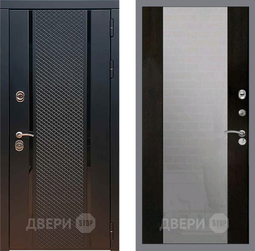 Входная металлическая Дверь Рекс (REX) 25 СБ-16 Зеркало Венге в Дмитрове