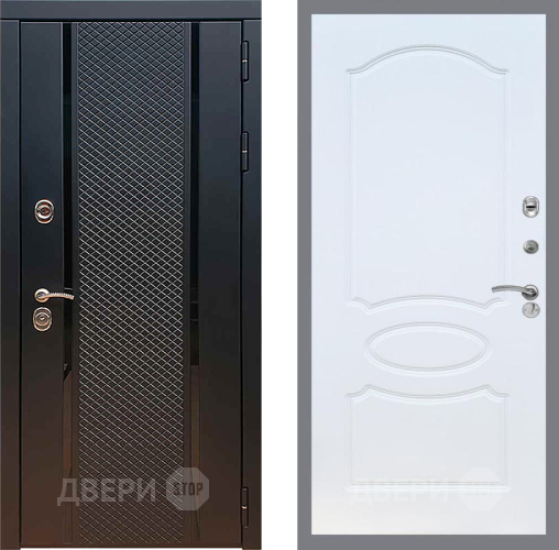 Входная металлическая Дверь Рекс (REX) 25 FL-128 Белый ясень в Дмитрове