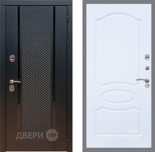 Входная металлическая Дверь Рекс (REX) 25 FL-128 Силк Сноу в Дмитрове