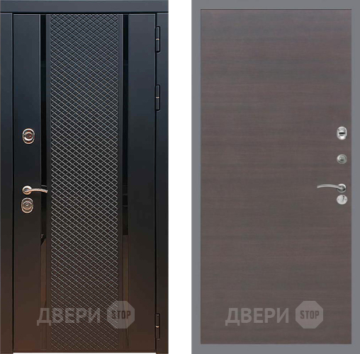 Входная металлическая Дверь Рекс (REX) 25 GL венге поперечный в Дмитрове