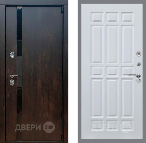 Входная металлическая Дверь Рекс (REX) 26 FL-33 Белый ясень в Дмитрове