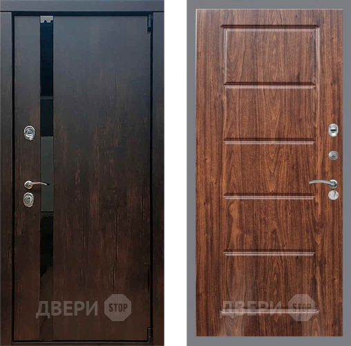 Входная металлическая Дверь Рекс (REX) 26 FL-39 орех тисненый в Дмитрове