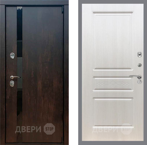 Входная металлическая Дверь Рекс (REX) 26 FL-243 Лиственница беж в Дмитрове