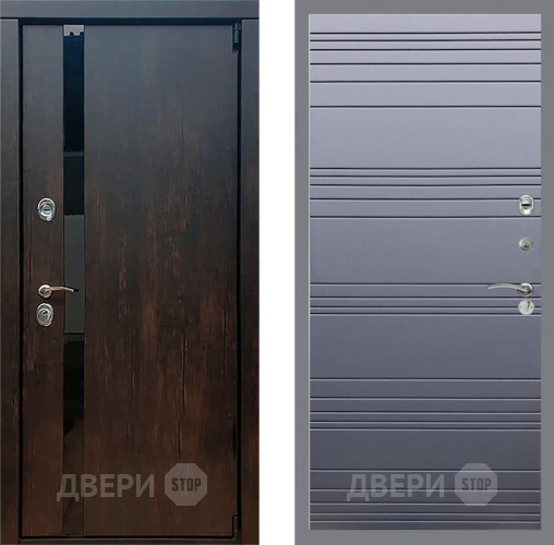 Входная металлическая Дверь Рекс (REX) 26 Line Силк титан в Дмитрове