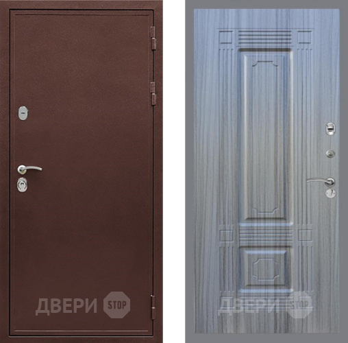Входная металлическая Дверь Рекс (REX) 5 металл 3 мм FL-2 Сандал грей в Дмитрове