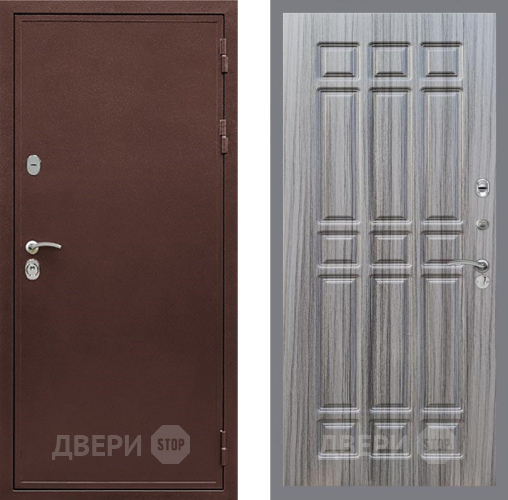 Входная металлическая Дверь Рекс (REX) 5 металл 3 мм FL-33 Сандал грей в Дмитрове