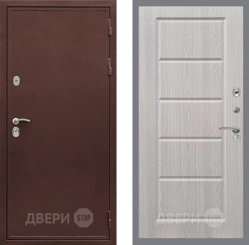 Дверь Рекс (REX) 5 металл 3 мм FL-39 Беленый дуб в Дмитрове