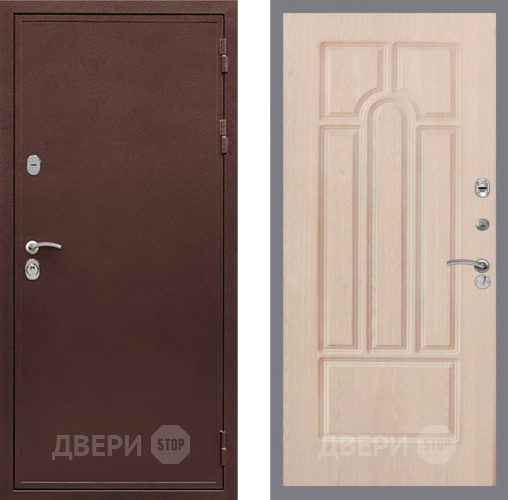 Дверь Рекс (REX) 5 металл 3 мм FL-58 Беленый дуб в Дмитрове
