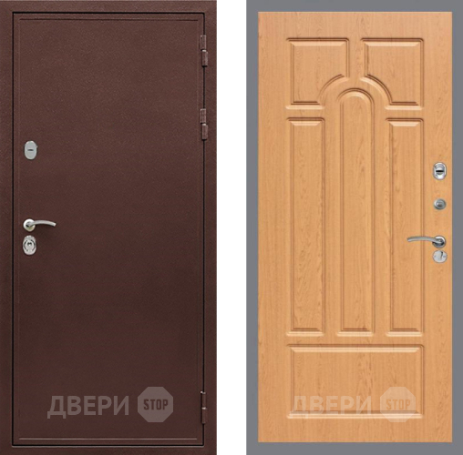 Входная металлическая Дверь Рекс (REX) 5 металл 3 мм FL-58 Дуб в Дмитрове