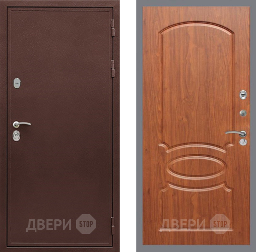 Входная металлическая Дверь Рекс (REX) 5 металл 3 мм FL-128 Морёная берёза в Дмитрове
