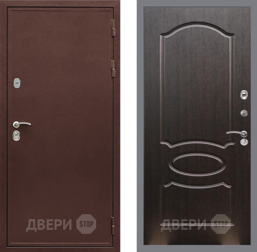 Входная металлическая Дверь Рекс (REX) 5 металл 3 мм FL-128 Венге светлый в Дмитрове