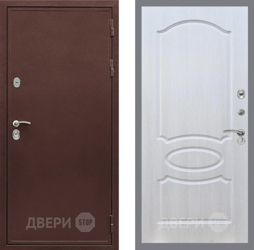Дверь Рекс (REX) 5 металл 3 мм FL-128 Лиственница беж в Дмитрове
