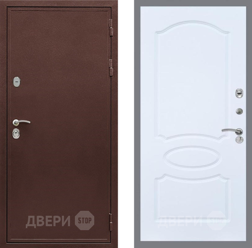 Дверь Рекс (REX) 5 металл 3 мм FL-128 Силк Сноу в Дмитрове