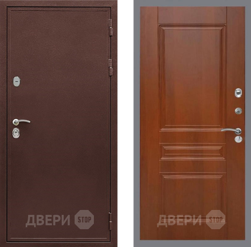 Входная металлическая Дверь Рекс (REX) 5 металл 3 мм FL-243 Итальянский орех в Дмитрове