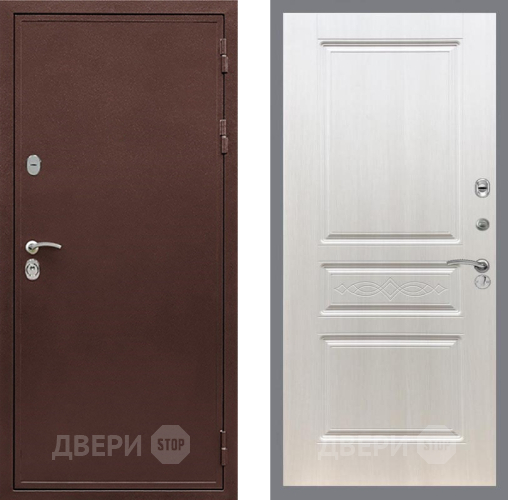 Входная металлическая Дверь Рекс (REX) 5 металл 3 мм FL-243 Лиственница беж в Дмитрове