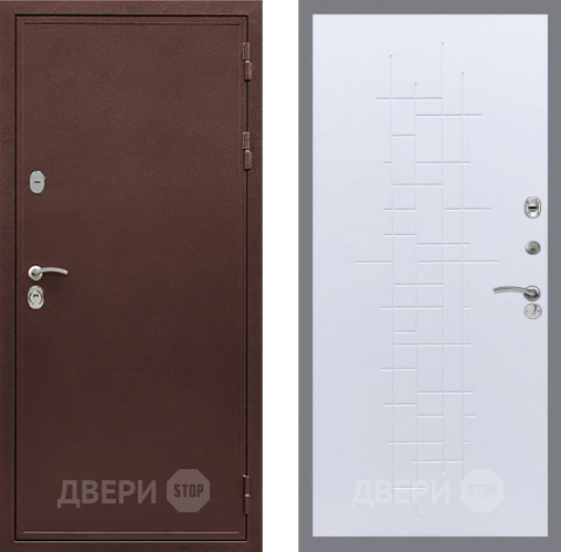 Входная металлическая Дверь Рекс (REX) 5 металл 3 мм FL-289 Белый ясень в Дмитрове