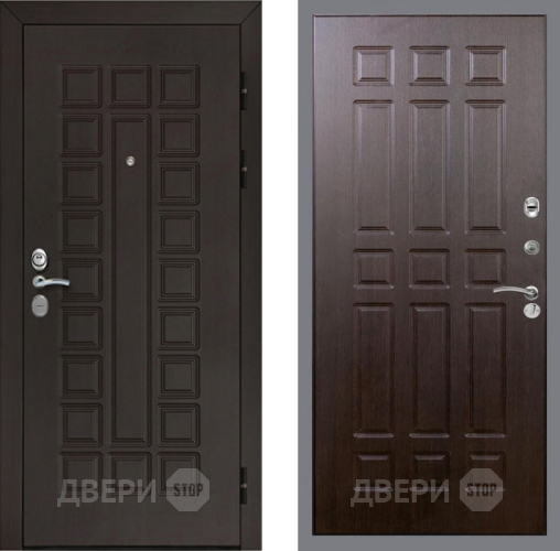 Входная металлическая Дверь Рекс (REX) Сенатор Cisa FL-33 Венге в Дмитрове