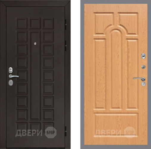 Входная металлическая Дверь Рекс (REX) Сенатор Cisa FL-58 Дуб в Дмитрове