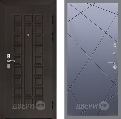 Входная металлическая Дверь Рекс (REX) Сенатор Cisa FL-291 Силк титан в Дмитрове
