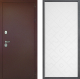 Входная металлическая Дверь Дверной континент Рубикон Медь Дизайн ФЛ-Тиффани Белый софт в Дмитрове