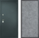 Входная металлическая Дверь Дверной континент Рубикон Серебро Дизайн ФЛ-655 Бетон серый в Дмитрове