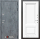 Дверь Лабиринт (LABIRINT) Бетон 26 Белый (RAL-9003) в Дмитрове