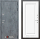 Входная металлическая Дверь Лабиринт (LABIRINT) Бетон 27 Белый (RAL-9003) в Дмитрове