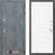 Дверь Лабиринт (LABIRINT) Бетон 11 Белый софт в Дмитрове