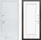 Входная металлическая Дверь Лабиринт (LABIRINT) Трендо 27 Белый (RAL-9003) в Дмитрове