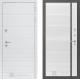 Входная металлическая Дверь Лабиринт (LABIRINT) Трендо 22 Белый софт в Дмитрове