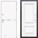 Входная металлическая Дверь Лабиринт (LABIRINT) Лайн White 26 Белый (RAL-9003) в Дмитрове