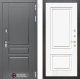 Входная металлическая Дверь Лабиринт (LABIRINT) Платинум 26 Белый (RAL-9003) в Дмитрове
