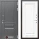 Входная металлическая Дверь Лабиринт (LABIRINT) Платинум 27 Белый (RAL-9003) в Дмитрове